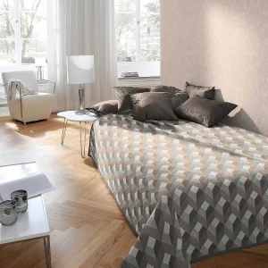 Biederlack Cream Geometric Throw* Homeware