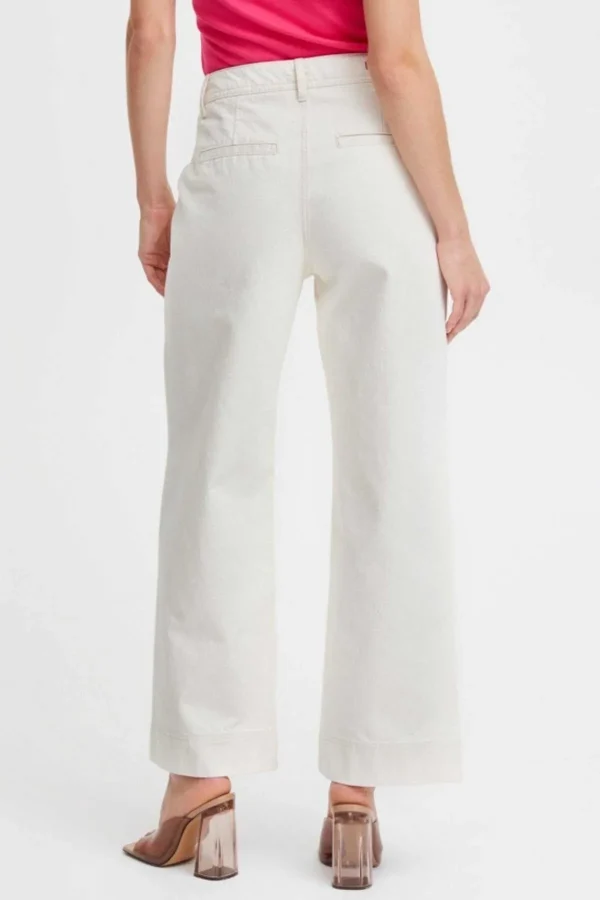 B.Young Cream Wide Leg Jeans*Women Jeans & Trousers