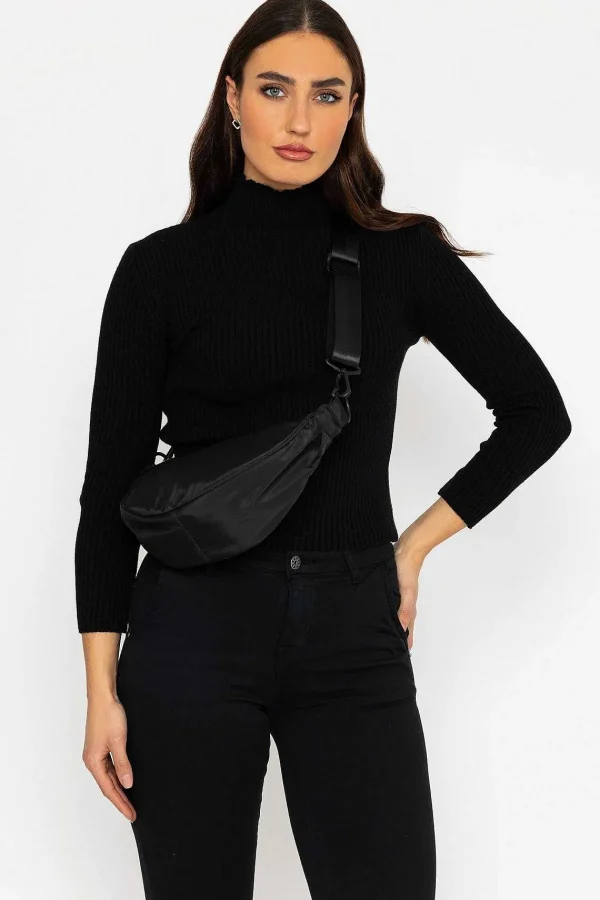 SOUL Accessories Crescent Shape Crossbody In Black* Accessories