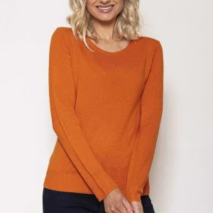 Rowen Avenue Crew Neck Cashmilon Knit In Orange*Women Jumpers & Cardigans