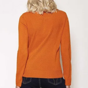 Rowen Avenue Crew Neck Cashmilon Knit In Orange*Women Jumpers & Cardigans