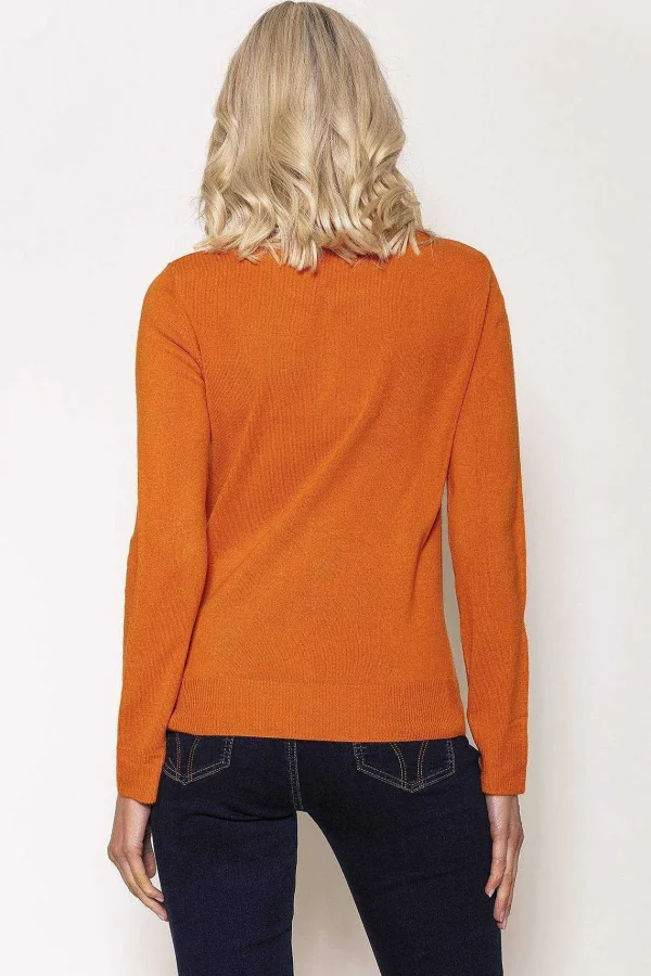 Rowen Avenue Crew Neck Cashmilon Knit In Orange*Women Jumpers & Cardigans