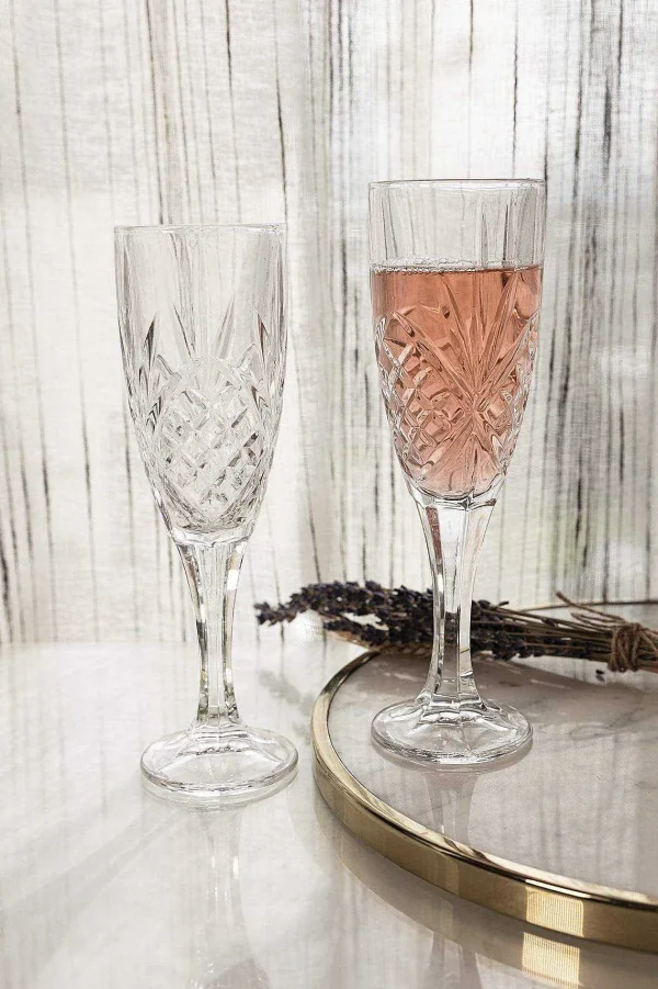 Killarney Crystal Crystal Champagne Glass Set* Homeware