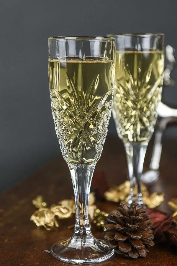 Killarney Crystal Crystal Champagne Glass Set* Homeware