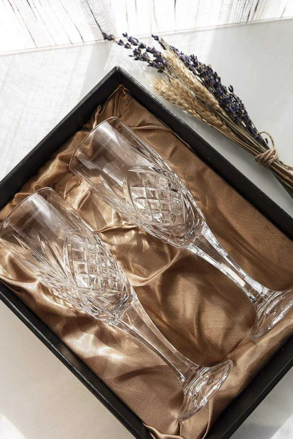 Killarney Crystal Crystal Champagne Glass Set* Homeware