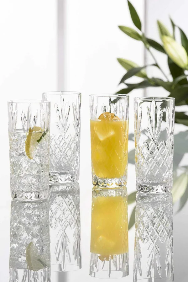 Galway Crystal Crystal Hi Ball Set Of 4* Homeware