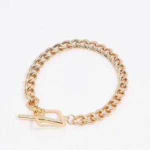 Joularie Curb T-Bar Bracelet*Women As Seen On Social