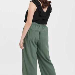 Vero Moda Curve Curve - Aubriella Wide Pants In Khaki*Women Jeans & Trousers