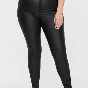 Vero Moda Curve Curve - Coated Pants In Black*Women Jeans & Trousers