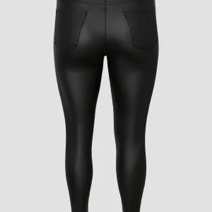 Vero Moda Curve Curve - Coated Pants In Black*Women Jeans & Trousers