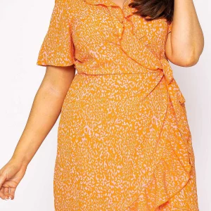 Vero Moda Curve Curve - Delilah Dress In Orange*Women Dresses & Jumpsuits