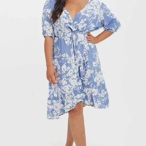 Vero Moda Curve Curve - Lexie Dress In Blue Print*Women Dresses & Jumpsuits