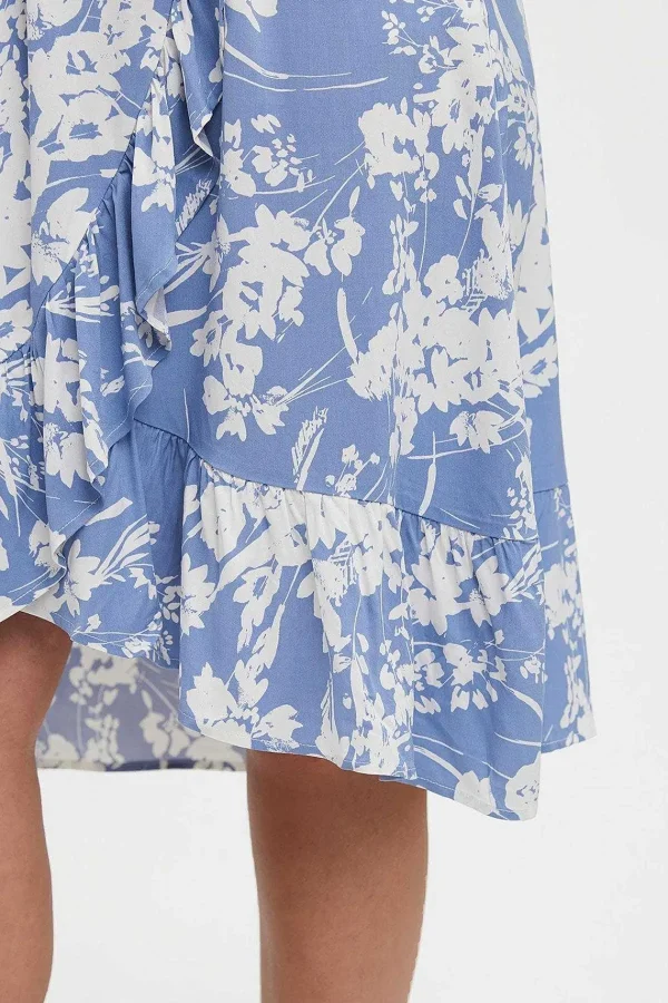 Vero Moda Curve Curve - Lexie Dress In Blue Print*Women Dresses & Jumpsuits