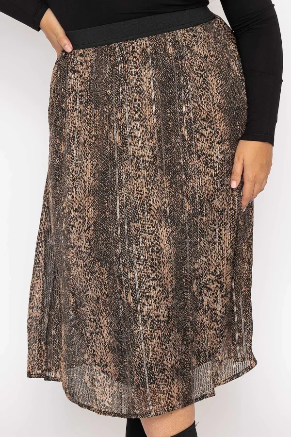 Vero Moda Curve Curve - Nala 7/8 Skirt In Animal Print*Women Skirts & Shorts