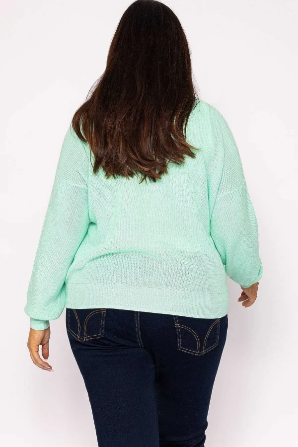 Vero Moda Curve Curve - Tulex Cardigan In Mint*Women Jumpers & Cardigans