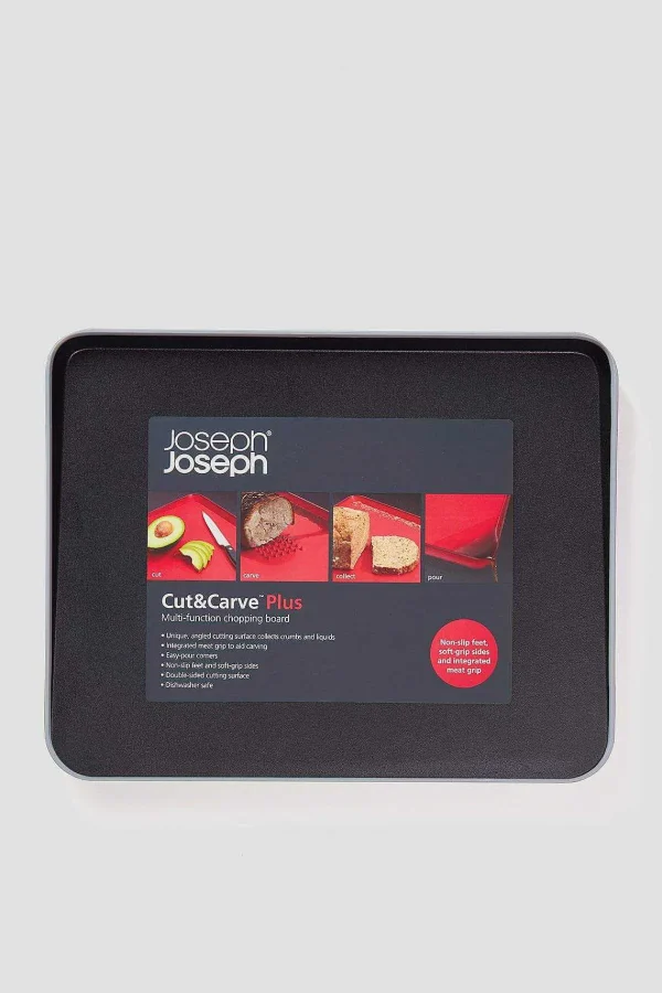 Joseph Joseph Cut & Carve Plus Chopping Board In Black* Homeware