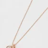 Cherish D Initial Necklace In Rose Gold* Jewellery