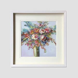 Carraig Donn HOME 3D Peony Rose Bouquet Wall Art* Homeware