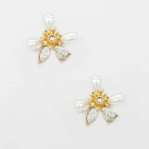 Joularie Daisy Earrings In Gold* Earrings