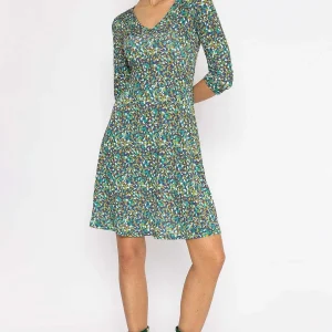 J'aime la Vie Deirdre Dress In Teal Print*Women Dresses & Jumpsuits