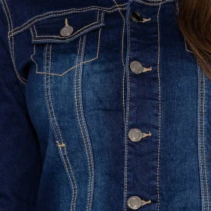 Kelly & Grace Weekend Denim Jacket In Indigo Blue*Women Coats & Jackets