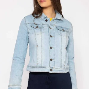 Kelly & Grace Weekend Denim Jacket In Light Blue*Women Coats & Jackets