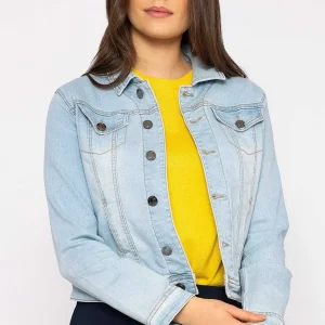 Kelly & Grace Weekend Denim Jacket In Light Blue*Women Coats & Jackets