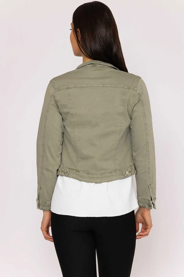 Kalisson Denim Jacket In Sage*Women Coats & Jackets