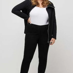 Ulla Popken Denim Look Elastic Jeggings In Black*Women Jeans & Trousers