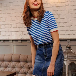 Kelly & Grace Weekend Denim Skirt In Indigo*Women Skirts & Shorts