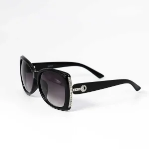 SOUL Accessories Diamante Oversized Sunglasses In Black* Sunglasses