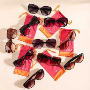 SOUL Accessories Diamante Oversized Sunglasses In Black* Sunglasses