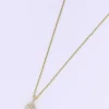 Joularie Diamante Square Pendant In Gold* Necklaces