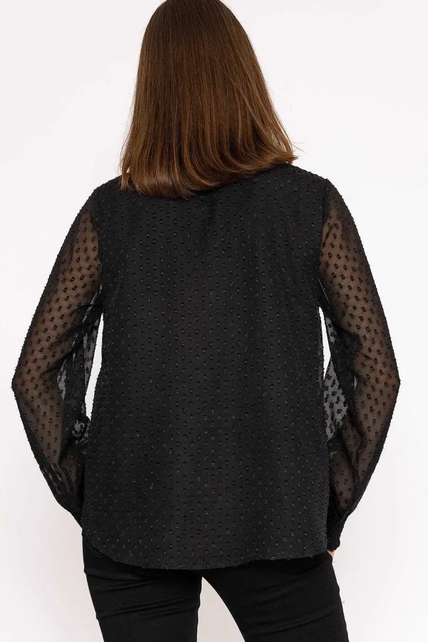 Rowen Avenue Dobby Texture Blouse In Black*Women Tops & Blouses