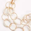 Soul Jewellery Double Layered Beige Hoop Necklace*Women As Seen On Social