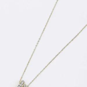 Joularie Double Strand Pendant Necklace In Gold* Necklaces