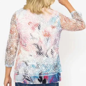 Voulez Vous Dovore Printed Top In Pink*Women Tops & Blouses