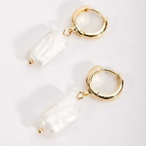 Soul Jewellery Drop Pearl Hoop Earrings* Boxed Gifts