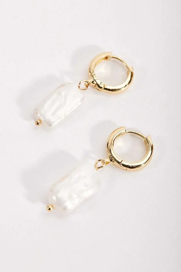 Soul Jewellery Drop Pearl Hoop Earrings* Boxed Gifts