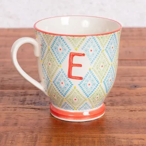 Eclectic Alphabet Mug E* Homeware