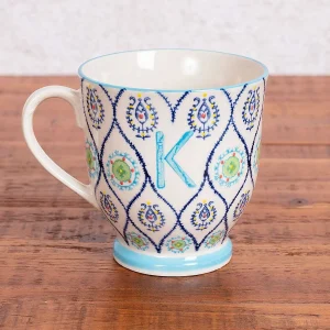 Eclectic Alphabet Mug K* Homeware