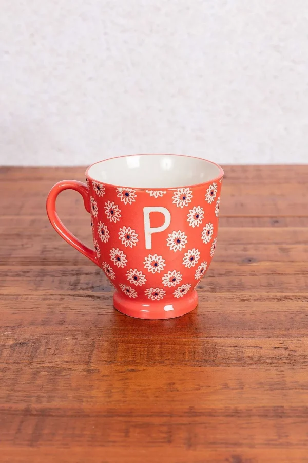 Eclectic Alphabet Mug P* Homeware
