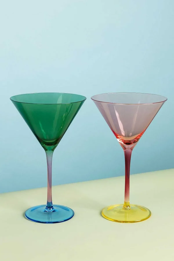 Eclectic Martini Glass Set Of 2* Homeware
