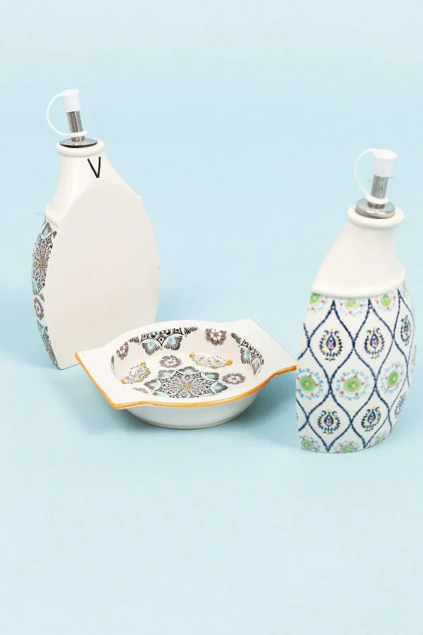 Eclectic Oil & Vinegar Serve Set* Homeware