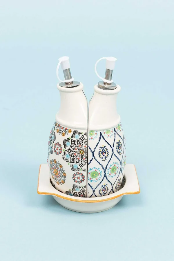 Eclectic Oil & Vinegar Serve Set* Homeware
