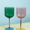 Eclectic Wine Glass Set Of 2* Homeware