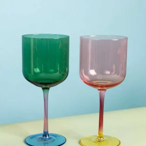 Eclectic Wine Glass Set Of 2* Homeware