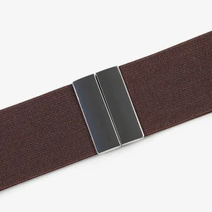 Pala D'oro Accessories Elasticated Belt In Coffee* Belts