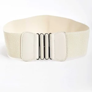 SOUL Accessories Elasticated Cream Belt* Belts