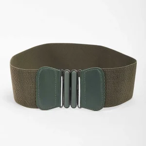 SOUL Accessories Elasticated Khaki Belt* Belts